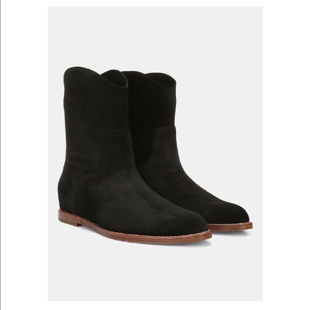 Vince Sinclair Hidden Wedge Boots Size 7 Brand New